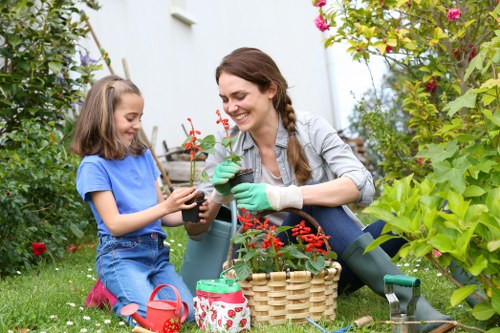 Overgrown garden transformation by gardening services in Seven Sisters