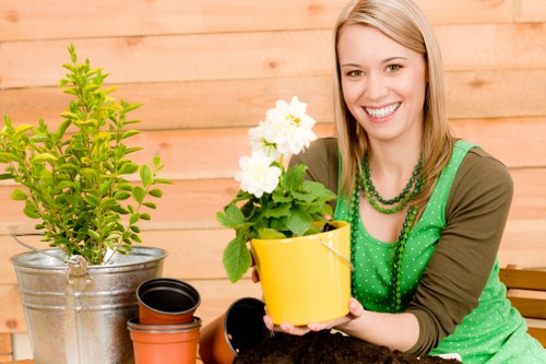 Local garden maintenance in Seven Sisters with trimmed borders