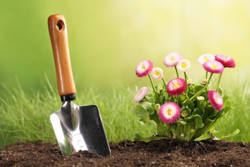 Cubic-yard waste estimate for a larger overgrown property garden